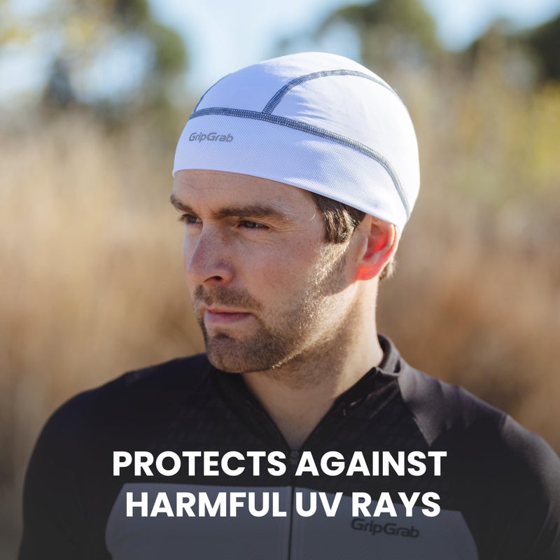 GripGrab UPF 50+ Lightweight Summer Cycling Skull Cap UV Protection Under Helmet Liner SPF Hot Weather Bicycle Headwear - Image 5